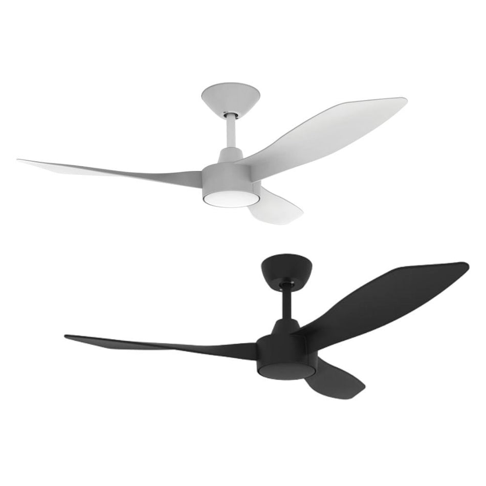 BLAST-48 - 3 Blade 48" 1220mm DC Ceiling Fan with Optional Light Kit - White