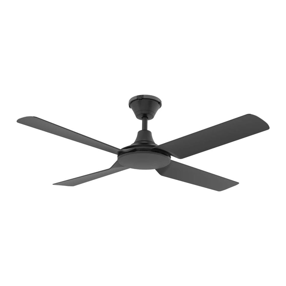 FRESCO - 4 Blade 52" 1320mm DC IP66 Outdoor Ceiling Fan - Black