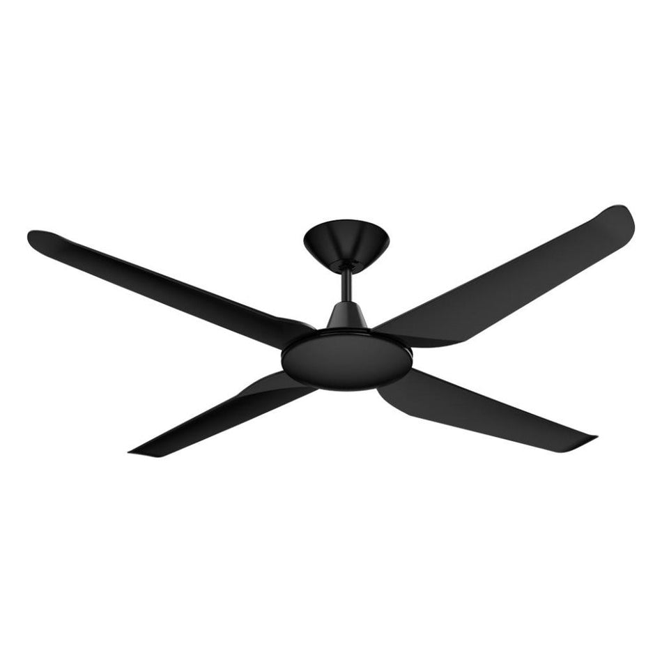 MOTION-52 - 4 Blade 52" 1320mm DC Ceiling Fan - Black