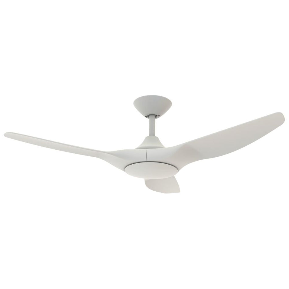 STRIKE-48 - 3 Blade 48" 1220mm DC Ceiling Fan with Optional Light Kit - White/White