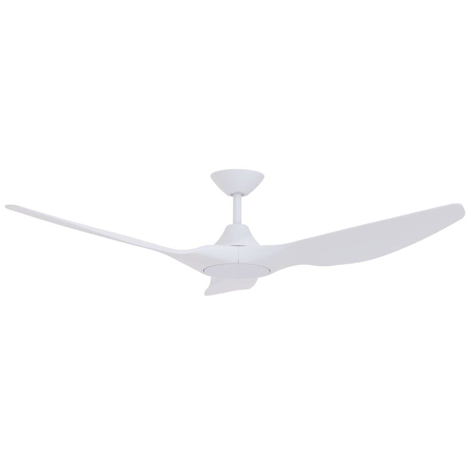 STRIKE-60 - 3 Blade 60" 1520mm DC Ceiling Fan with Optional Light Kit - White/White