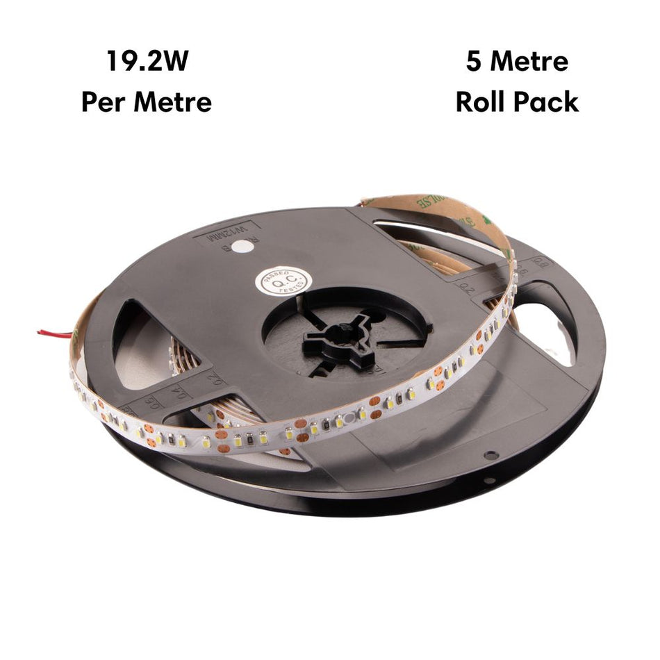 STRIP-120-5M - 19.2W LED 120LED P/M Striplight IP20 12V 5M Roll Pack - DRIVER REQUIRED