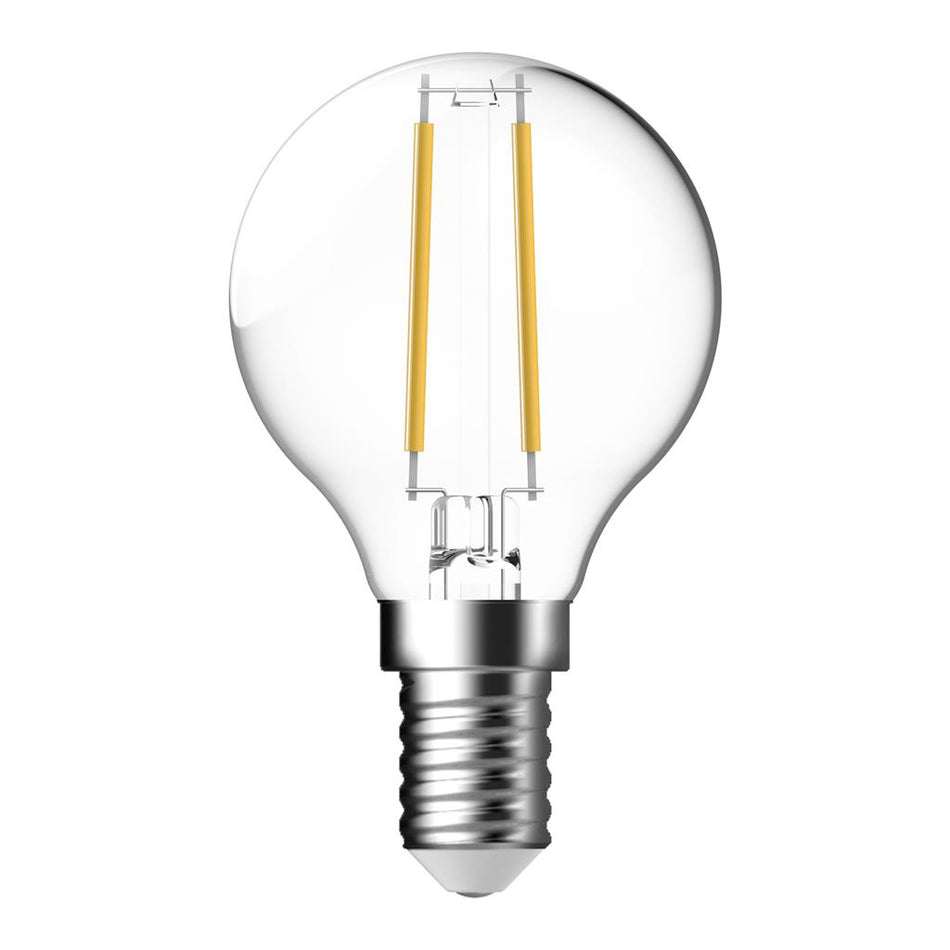 FANCY ROUND 4.2W DIMMABLE  LED FILAMENT LAMP CLEAR 240V - E14