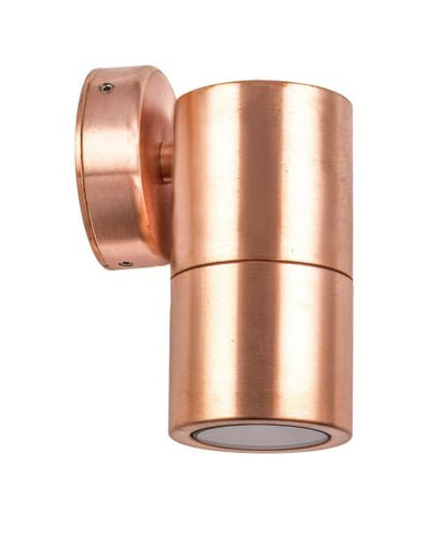 Down Outdoor Wall Pillar Light Solid Copper 2114