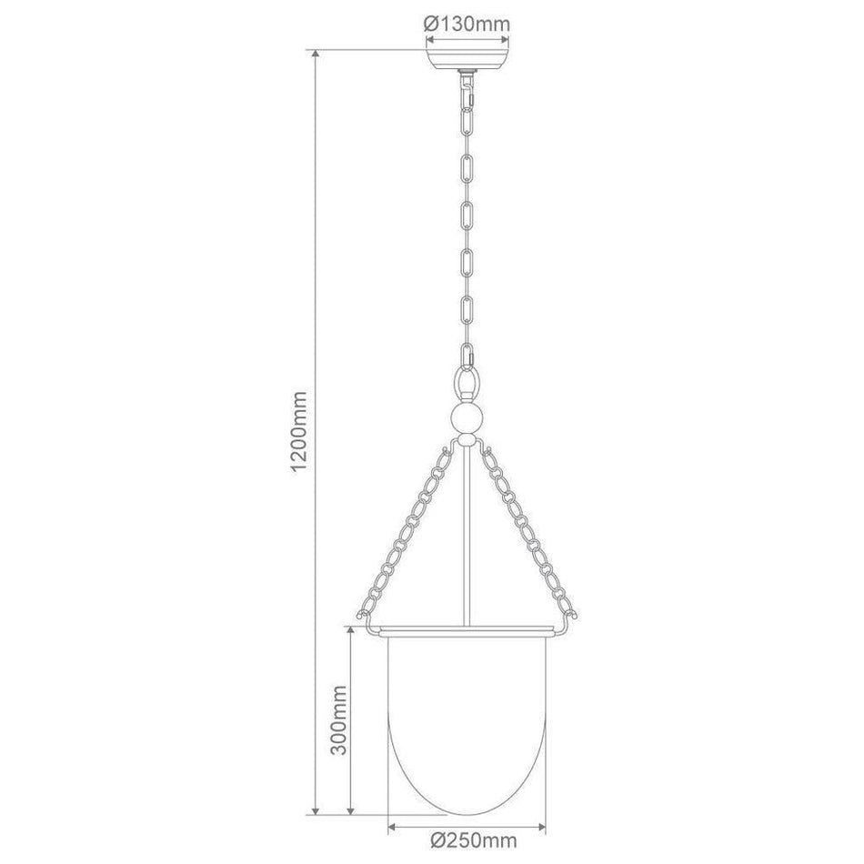 ALEXA - 3 Light Lantern Pendant