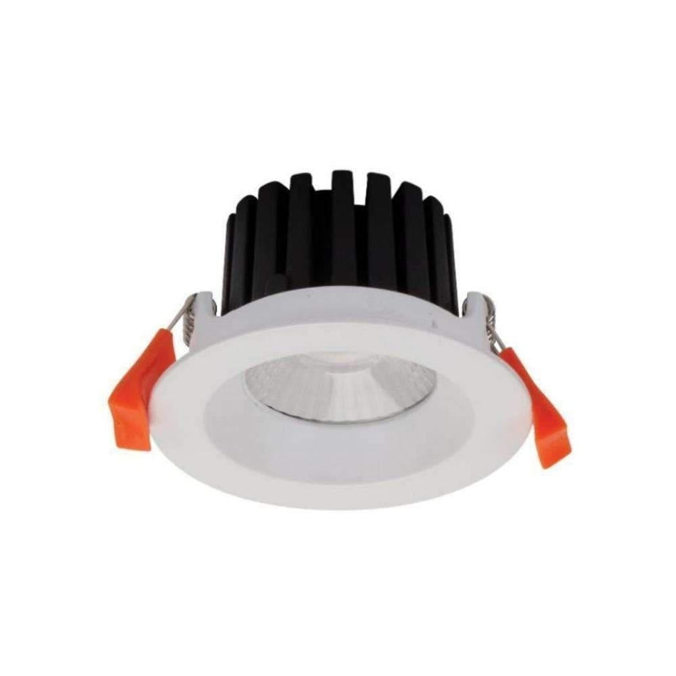 AQUA-10-TRIO - 10W LED Tri-Colour Dimmable Deep Face Wet Area Downlight IP65 - White