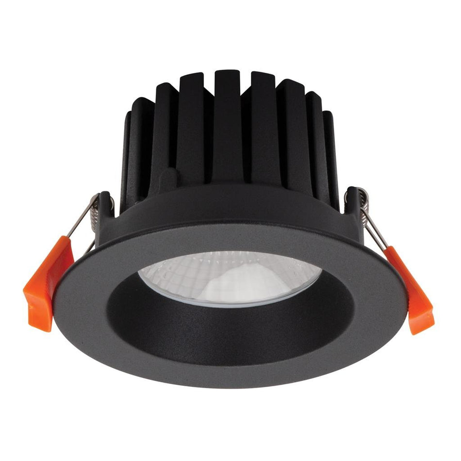 AQUA-13-TRIO - 13W LED Tri-Colour Dimmable Deep Face Wet Area Downlight IP65 - Black