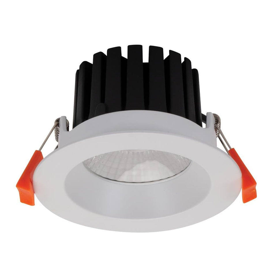 AQUA-13-TRIO - 13W LED Tri-Colour Dimmable Deep Face Wet Area Downlight IP65 - White