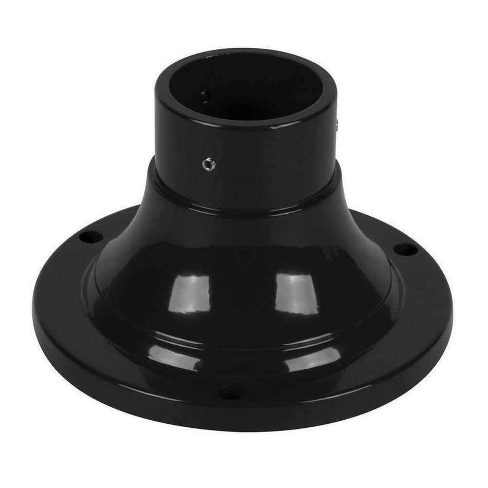 BB-100 - Bollard Base to suit 60-76mm Post Powder Coated Finish - Black