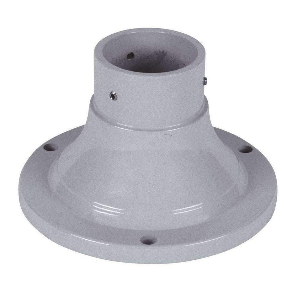BB-100 - Bollard Base to suit 60-76mm Post Powder Coated Finish - Silver