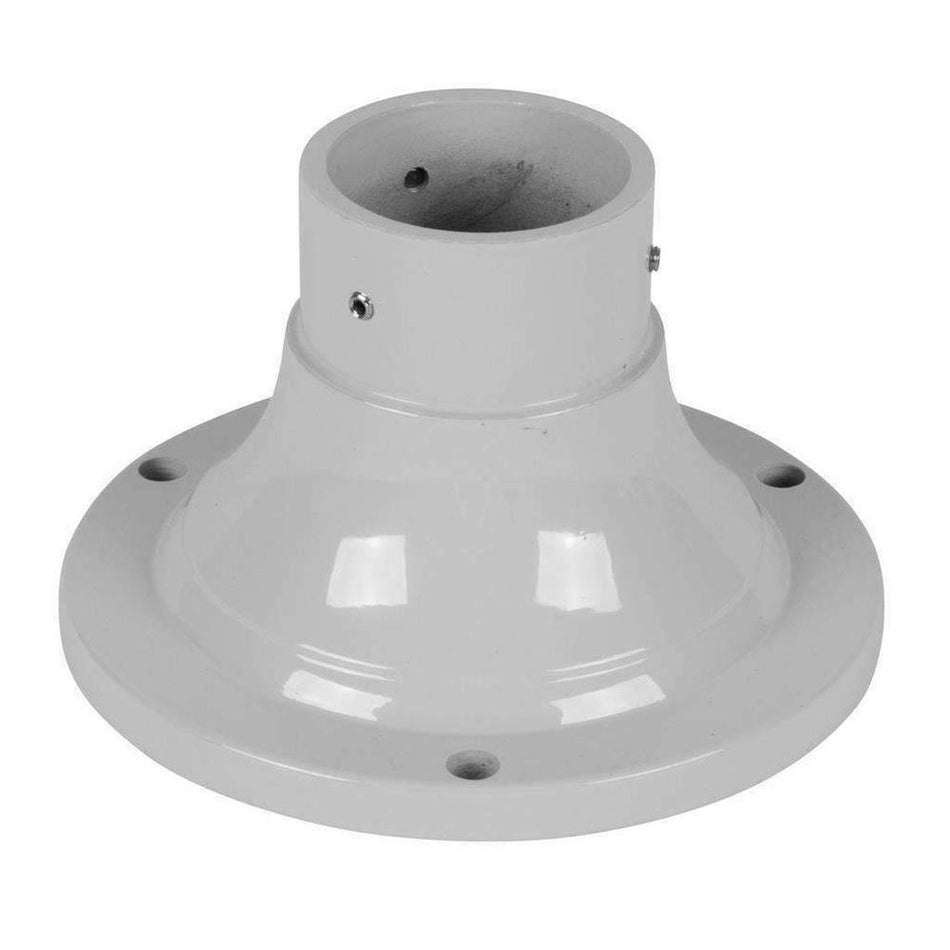 BB-100 - Bollard Base to suit 60-76mm Post Powder Coated Finish - White