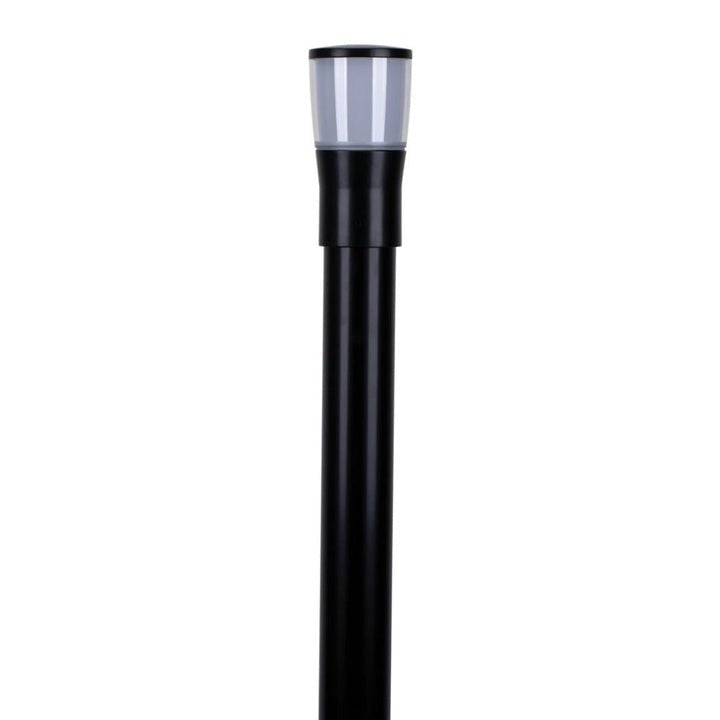BL-200-1M-KIT - Conical Opal Bollard Head 1M Kit Garden Light Powder Coated Finish - Black