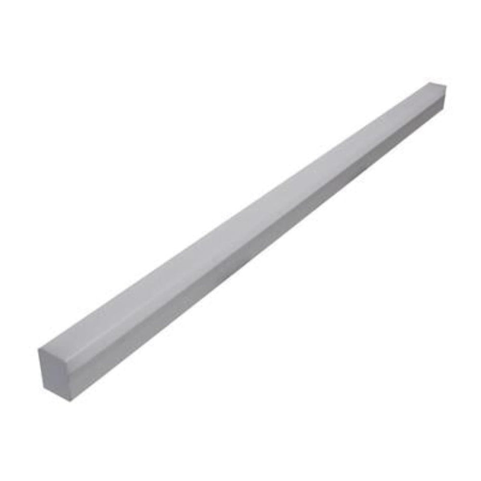 BLOC-42 1m Profile  c/w Square Diffuser - White