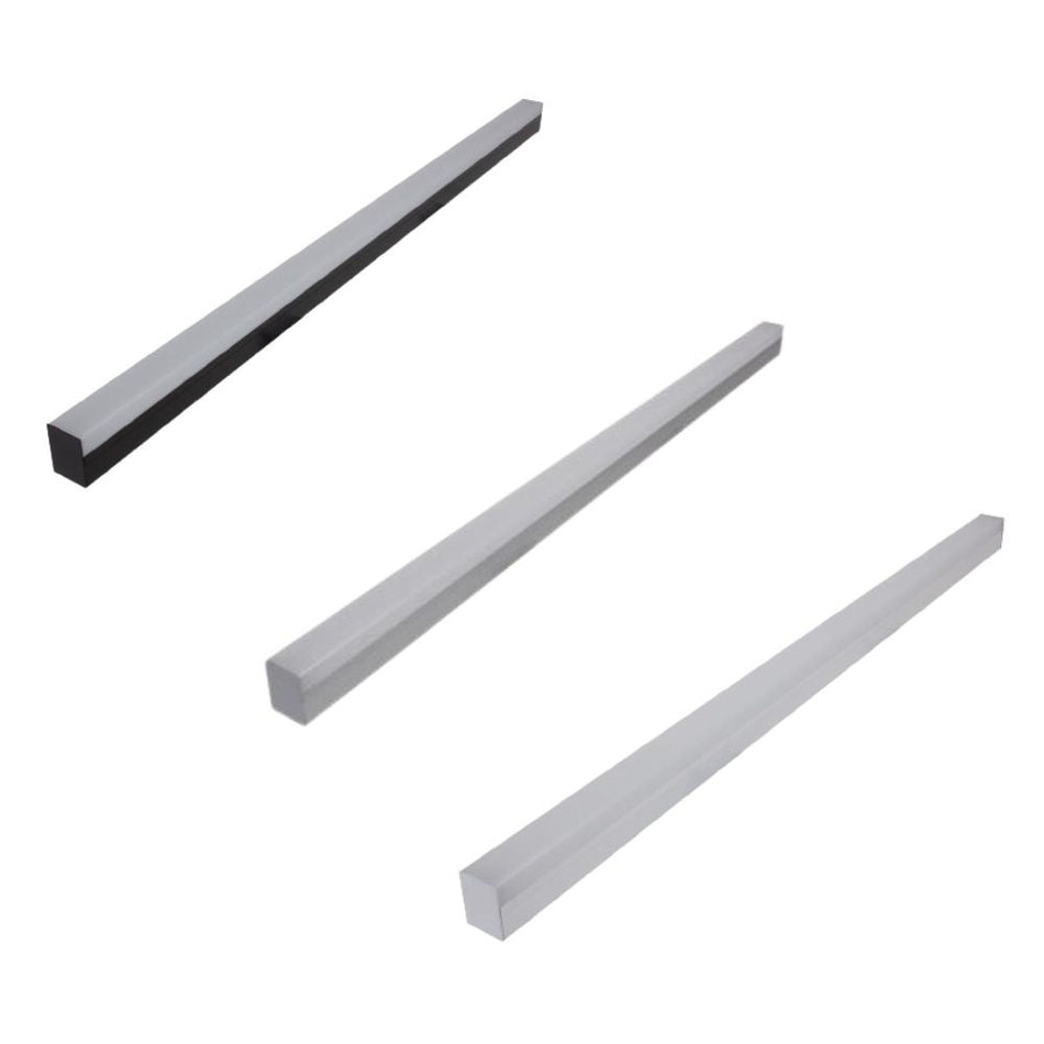 BLOC-42 1m Profile  c/w Square Diffuser - White
