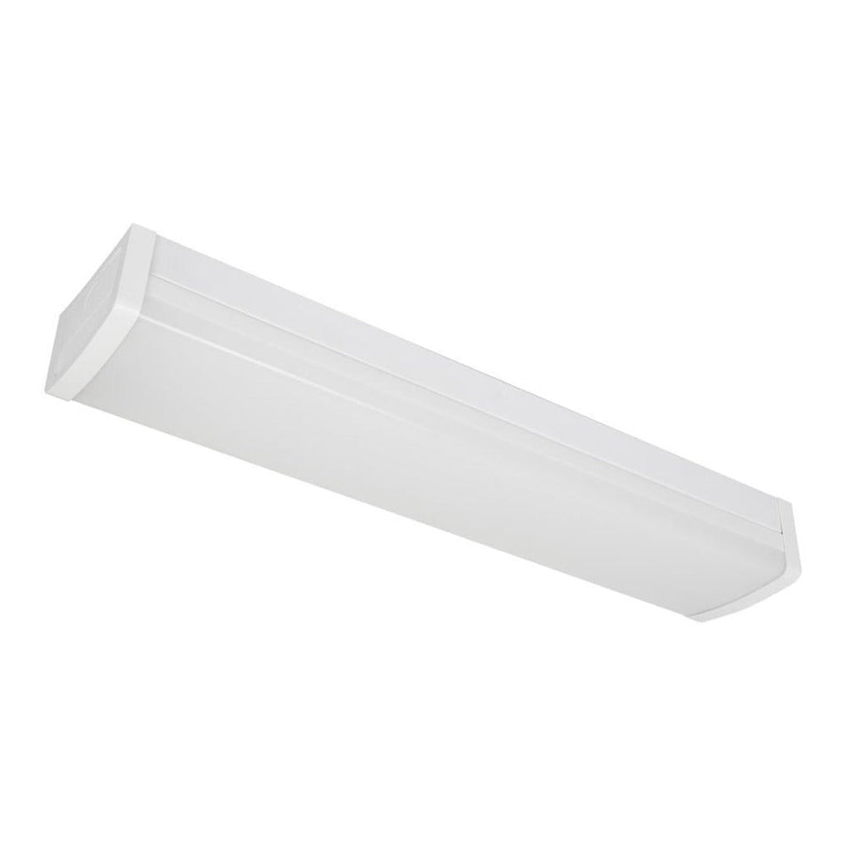 BOLT-60-EM - 10/20W LED Tri-Colour 600mm (2ft) Diffused Emergency Batten IP44