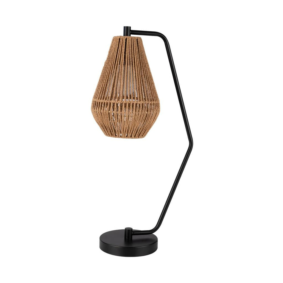 CARTER-DL - Paper Rope Desk Lamp - Natural