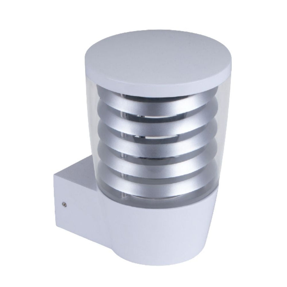 CASA-LOUVRE - Modern Exterior Wall Bracket Light IP54 - White