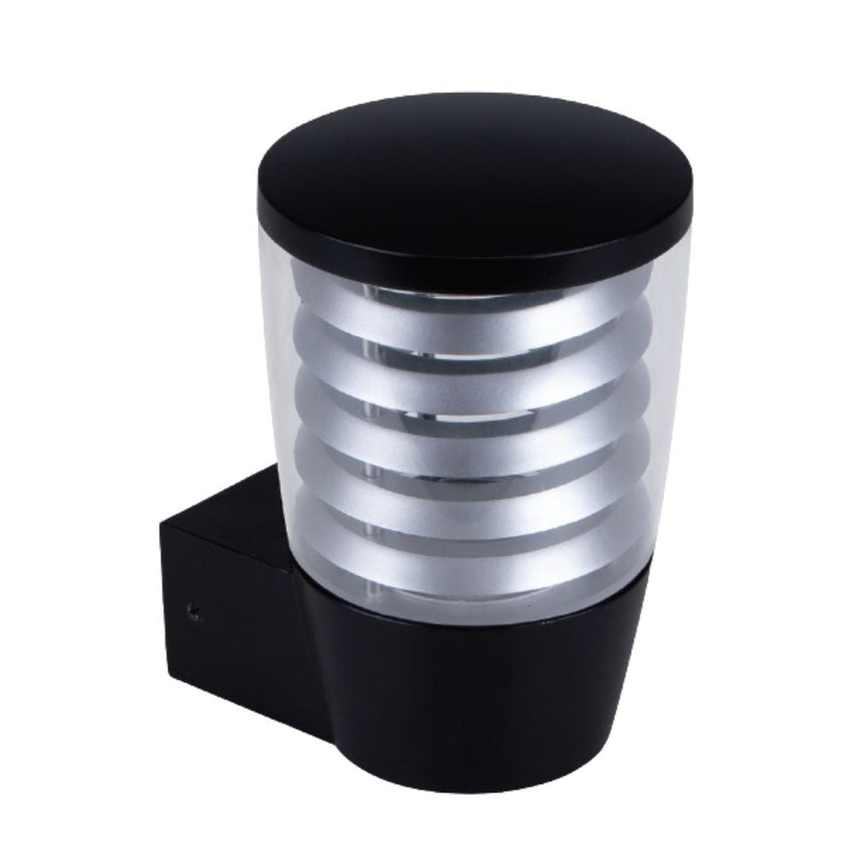 CASA-LOUVRE - Modern Exterior Wall Bracket Light IP54 - Black