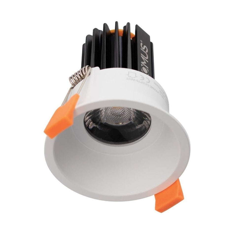 CELL-13-5CCT-D75 - 13W LED 5-CCT Switchable Dimmable D75 Mini Fixed Deepset Downlight - White