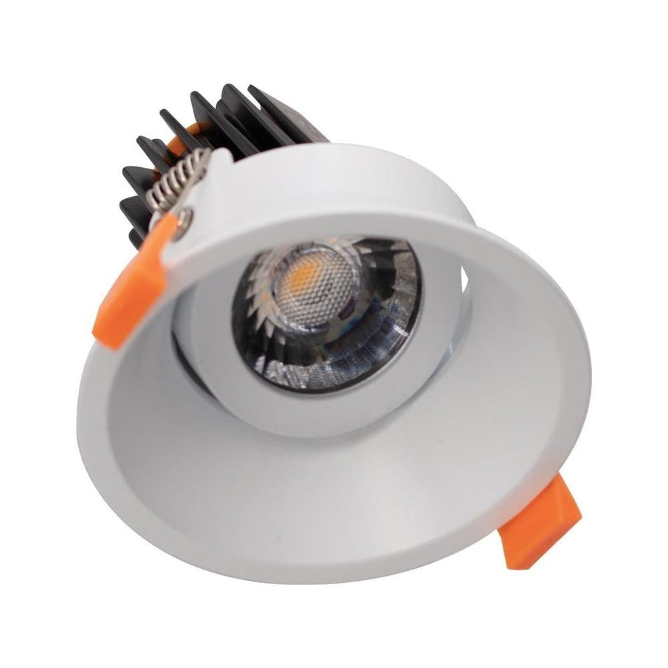 CELL-13-5CCT-DT90 - 13W LED 5-CCT Switchable Dimmable DT90 Tiltable Deepset Downlight - White