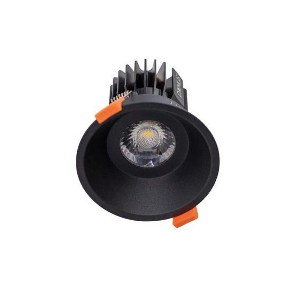 CELL-17-D90 - 17W LED Dimmable D90 Fixed Deepset Downlight - 5000K - Black