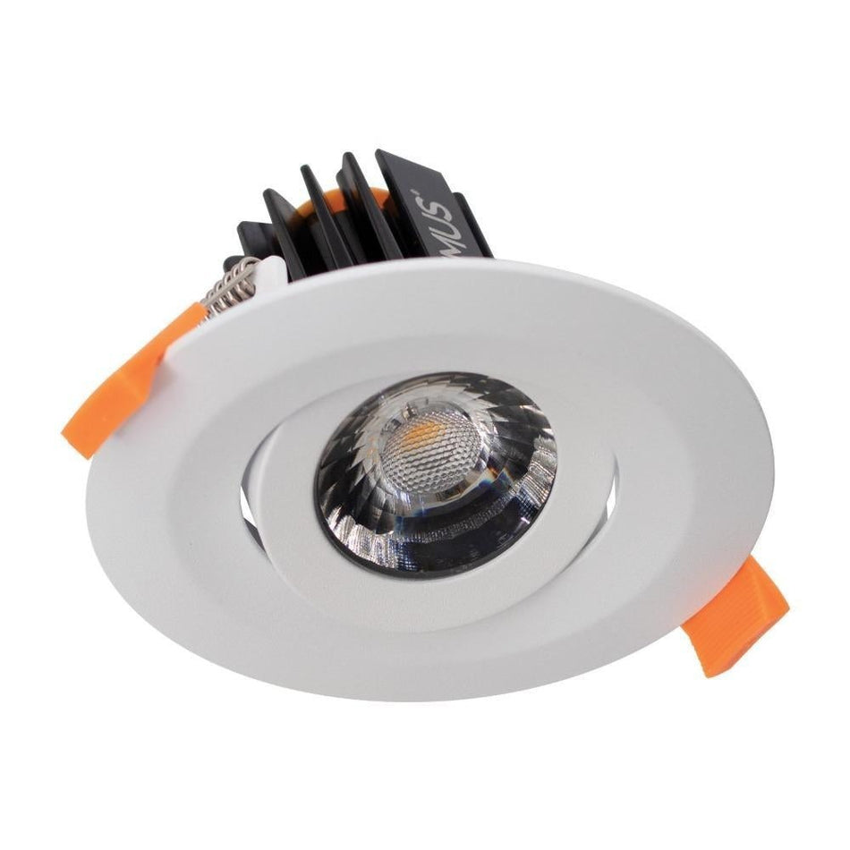 CELL-9-5CCT-T90 - 9W LED 5-CCT Switchable Dimmable T90 Tiltable Downlight - White