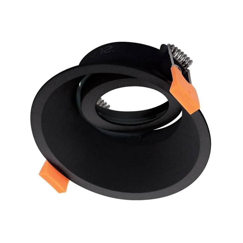 CELL-DT90 - Deepset Tiltable DT90 Downlight Frame To Suit CELL Downlight Module Series - Black