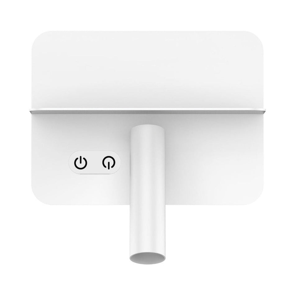 CHARGE-02 LED USB CHARGE WALL LIGHT 240V -3K - White