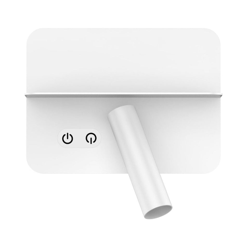 CHARGE-02 LED USB CHARGE WALL LIGHT 240V -3K - White