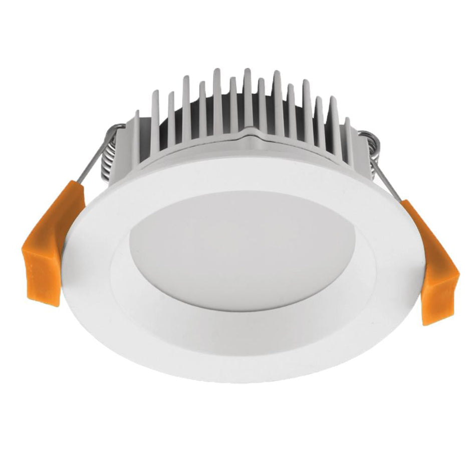 DECO-8-DALI - DALI Dimmable 8W LED Tri-Colour Mini Round Deep Face Downlight IP44 - White