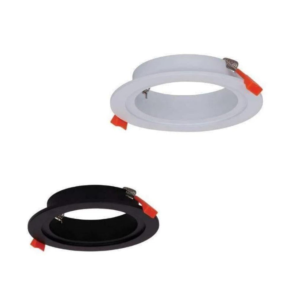 DECO-ADAP - 140mm Adapter Plate to suit DECO-13 Round - White