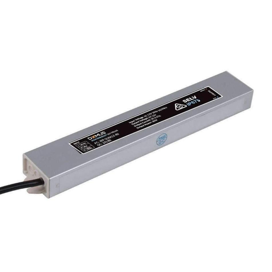 DRIVER-WP12/SLIM - 12V DC Constant Voltage Weatherproof IP66 LED Driver