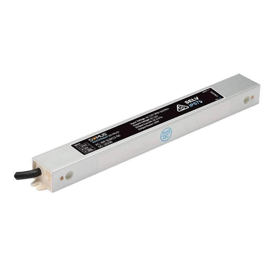 DRIVER-WP12/SLIM - 12V DC Constant Voltage Weatherproof IP66 LED Driver