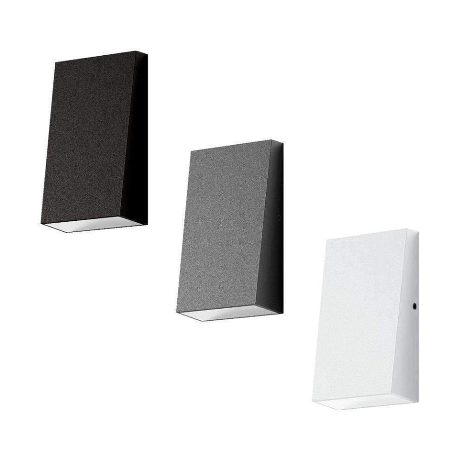 EDGE-4 - 4W LED Modern Exterior Down Only Steplight Wall Light IP65 - Dark Grey