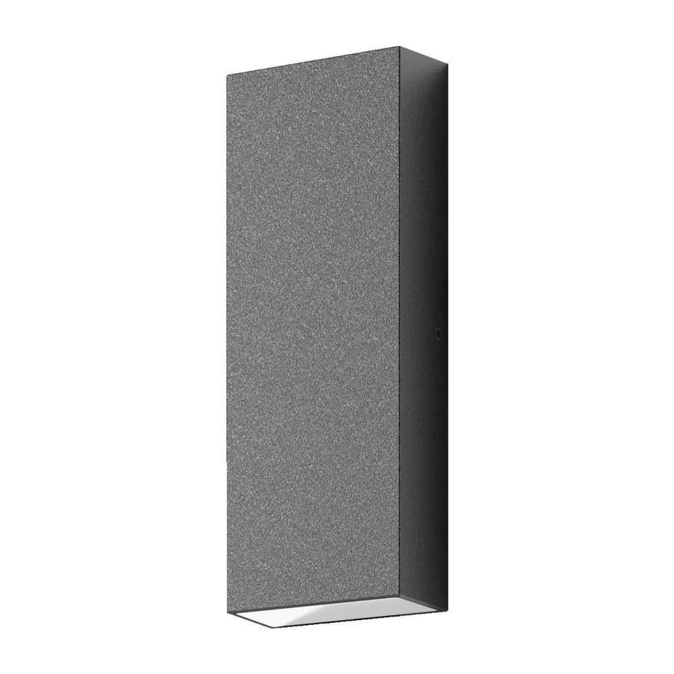 EDGE-8 - 8W LED Modern Exterior Up/Down Wall Light IP65 - Dark Grey