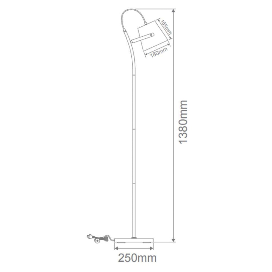 ELSA - Floor Lamp - White