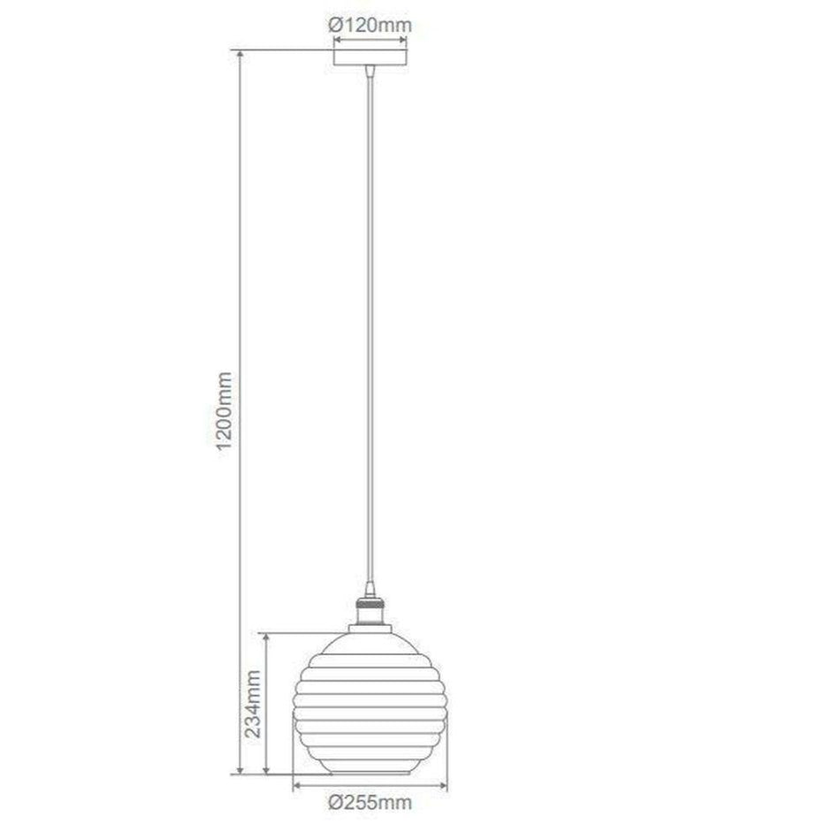 EVA - 1 Light Pendant - Opal