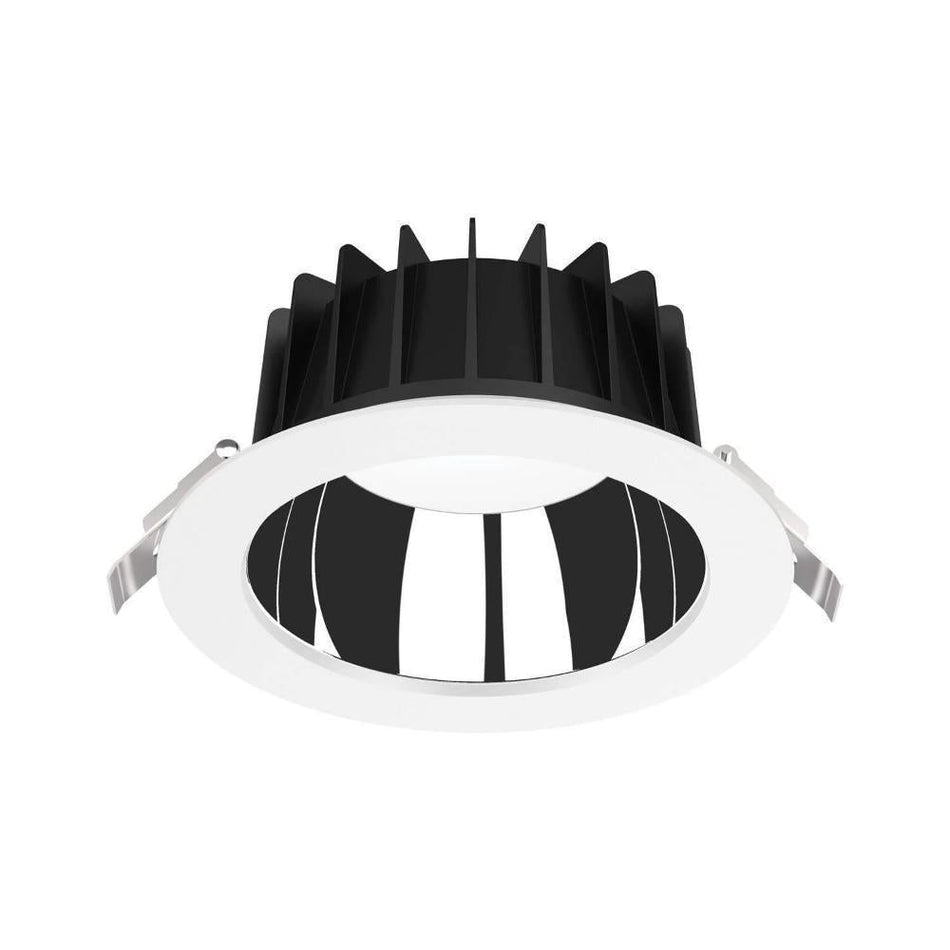 EXPO - 10W/25W/35W LED Tri-Colour Dimmable Low Glare Polished Reflector Deepset Downlight IP44 - White
