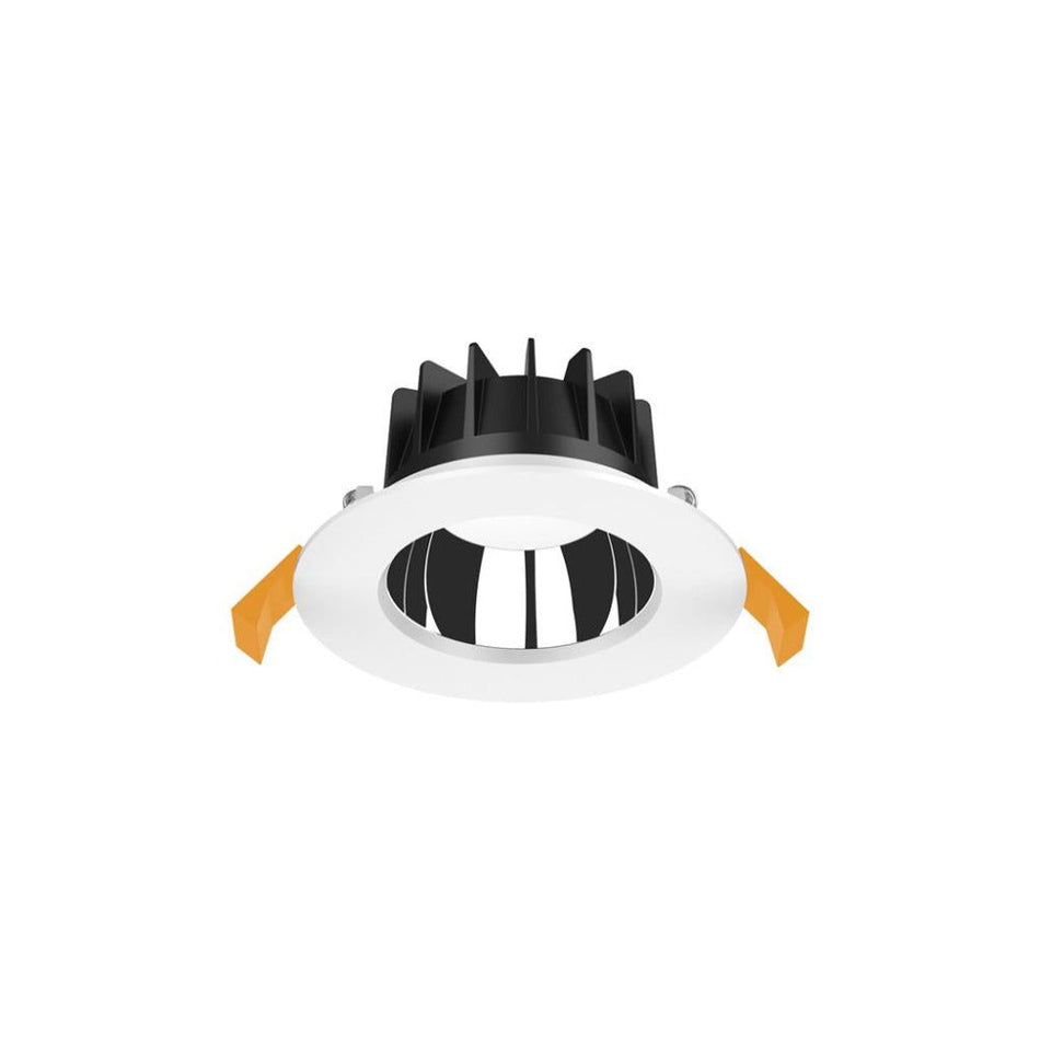 EXPO-DALI - 10W/25W/35W LED Tri-Colour DALI Dimmable Low Glare Polished Reflector Deepset Downlight IP44 - White