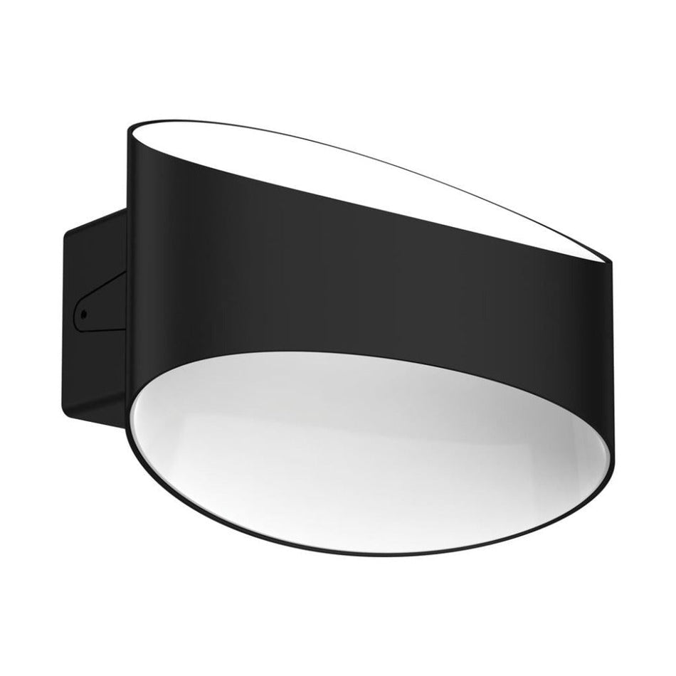 GLOW-8 - 8W LED Tri-Colour Dimmable Up/Down LED Wall Light IP20 - TRIO - Black