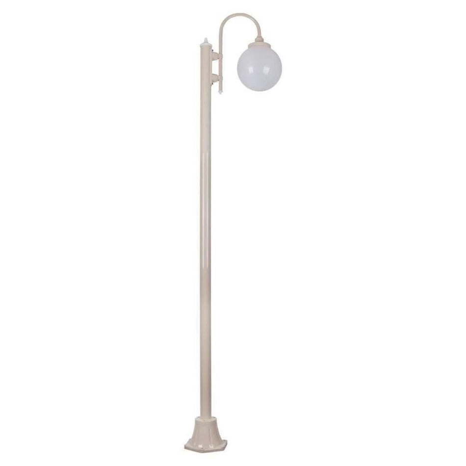 GT-1001 Lisbon - Single Sphere Curved Arm Plain Post - Beige