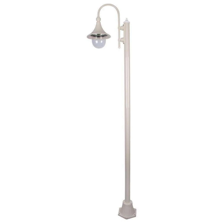 GT-1068 Monaco Single Head Plain Post - Powder Coated Finish / E27 - Beige