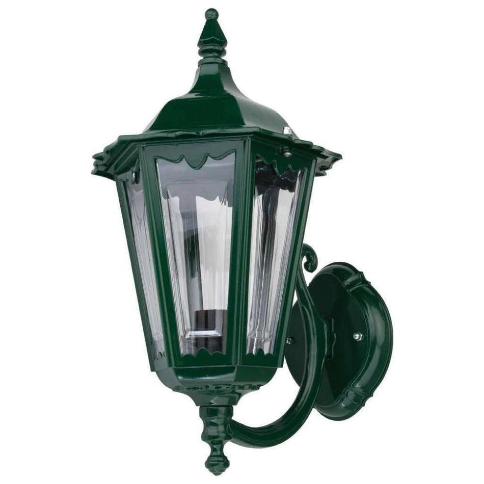 GT-1073 Chester Upward Wall Light - Powder Coated Finish / B22 - Green