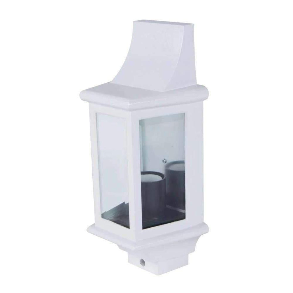 GT-125 OSLO - Half Exterior Flush Wall Bracket Light IP43 - White
