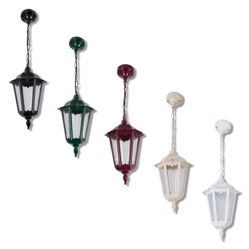GT-130 Chester Pendant Light - Powder Coated Finish / B22 - White