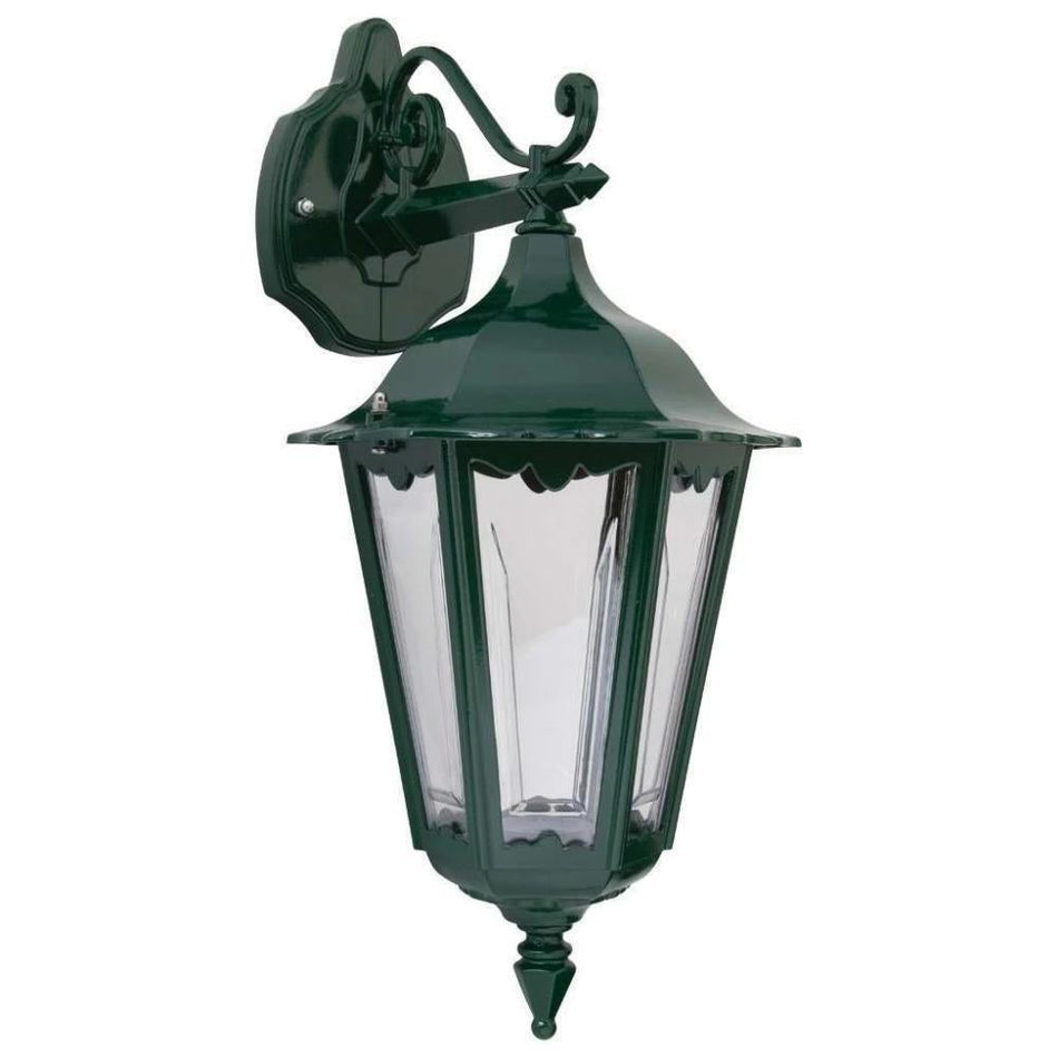 GT-132 Chester Downward Wall Light - Powder Coated Finish / B22 - Green