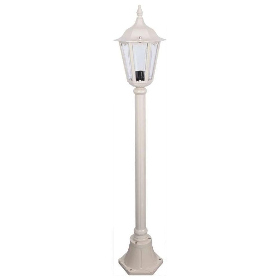 GT-134 Chester Single Head Short Post Light - Powder Coated Finish / B22 - Beige