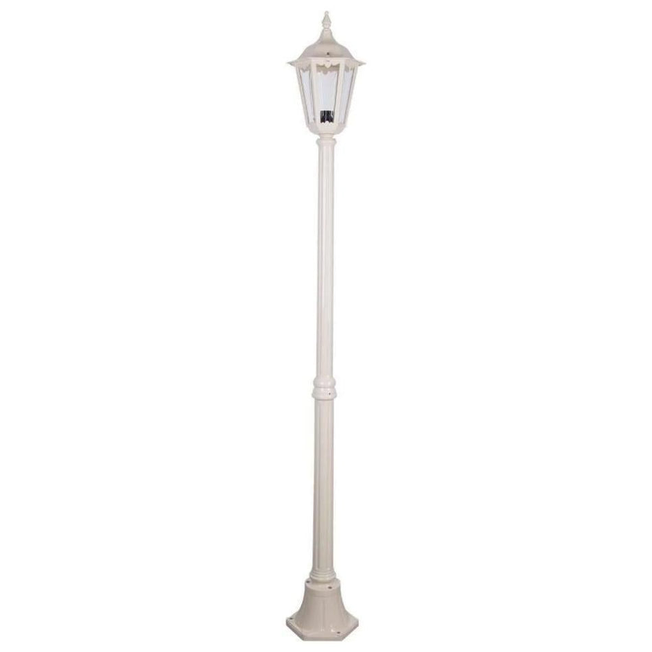GT-136 Chester 1 Light Short Post Light - Powder Coated Finish / B22 - Beige
