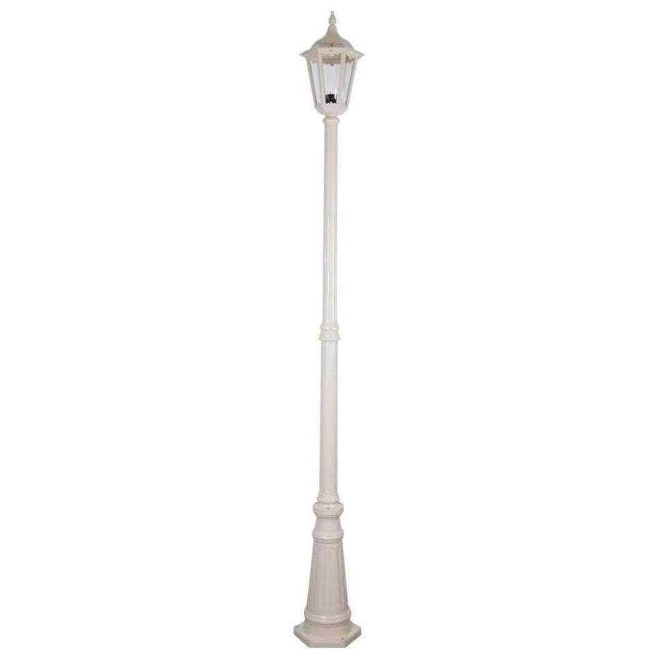GT-138 Chester Single Head Tall Post Light - Powder Coated Finish / B22 - Beige