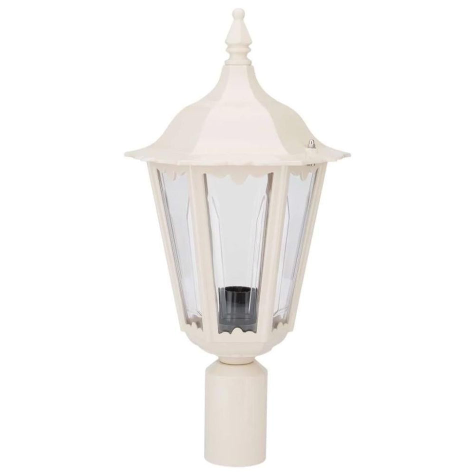 GT-149 Chester Post Top Light - Powder Coated Finish / B22 - Beige